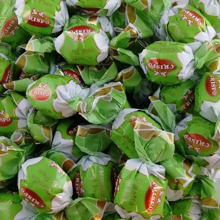 Crispo Päärynä Ricotta Suklaakonvehti 10 - Kääreelliset karkit - 18267 - 1