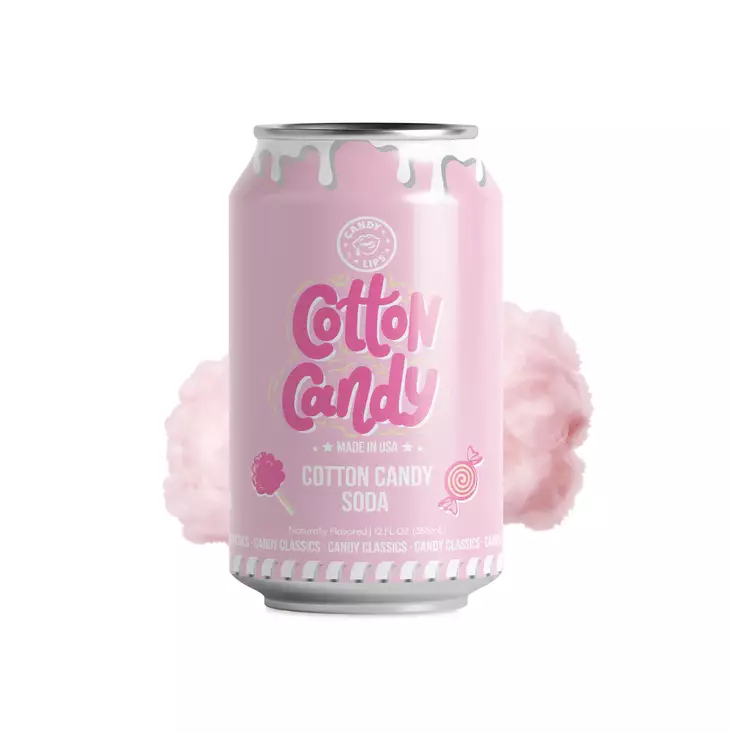 Candy Lips Cotton Candy 355 ml - Limsat ja virvoitusjuomat - 100667 - 1