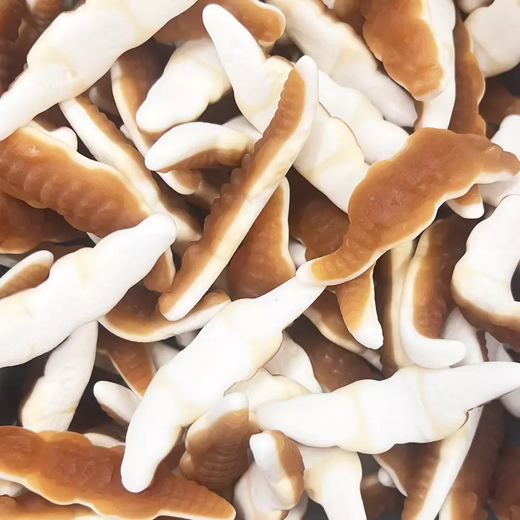 Kinuskikrokotiili 100g - Hedelmä irtokarkit - 100307 - 1