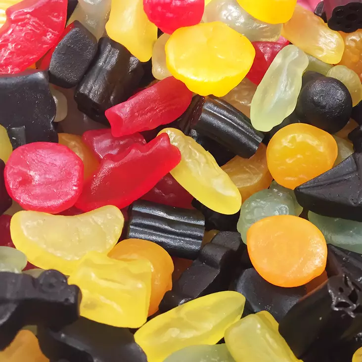 Hyvää Makumaasta Orginal 50g - Hedelmä irtokarkit - 10418 - 1