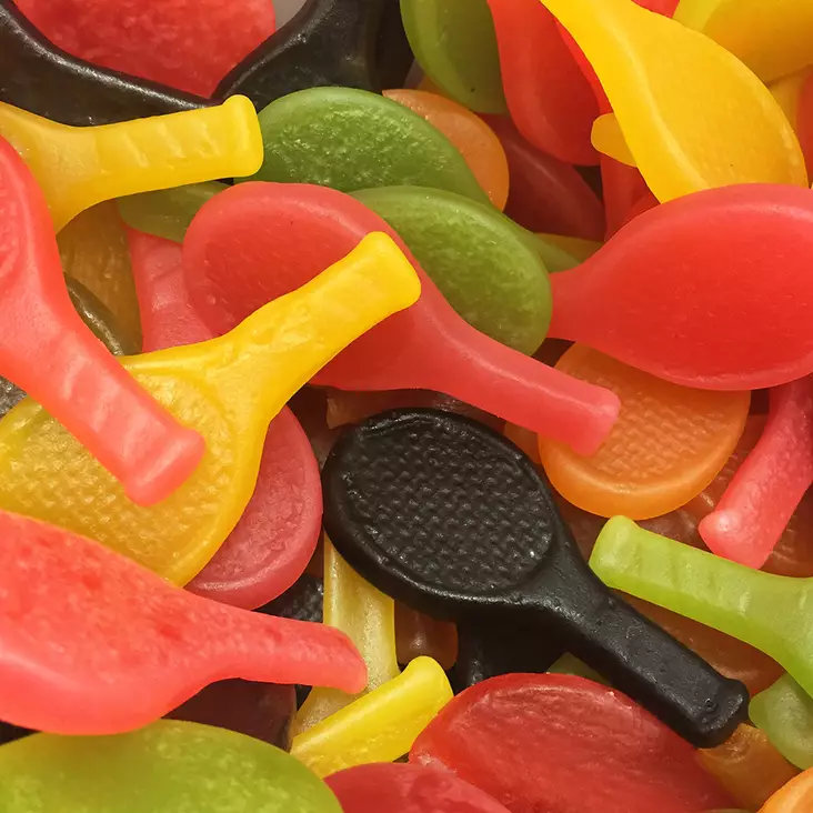 Tennismaila XL 50g - Hedelmä irtokarkit - 10338 - 1