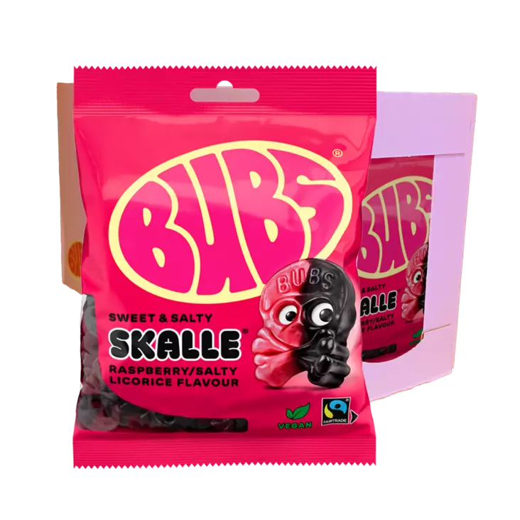 Bubs Hallon/Lakrits Skalle 190 g - Karkkipussit - 100398 - 2