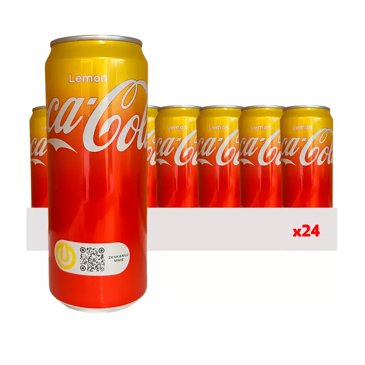 Coca Cola Lemon 330ml, 24 pack - Limsat ja virvoitusjuomat - 100508 - 1