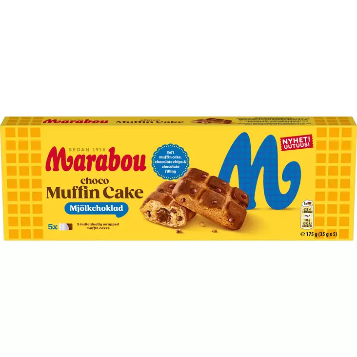 Marabou Choco Muffin Cake 175 g - Karkkirasiat - 100618 - 1