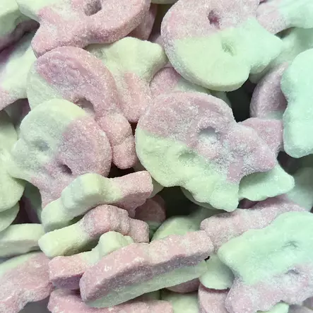 Bubs Cool Melon Skalle Sur 100g - Kirpeät irtokarkit - 9899 - 1