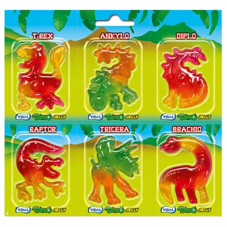 Dino Jelly 6-pack - Karkkirasiat - 100439 - 1