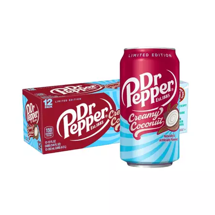 Dr Pepper Creamy Coconut 12 pack (355ml) - Limsat ja virvoitusjuomat - 100399 - 1