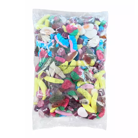 Jätti Mässypussi 2 kg - Karkkipussit - 100599 - 1