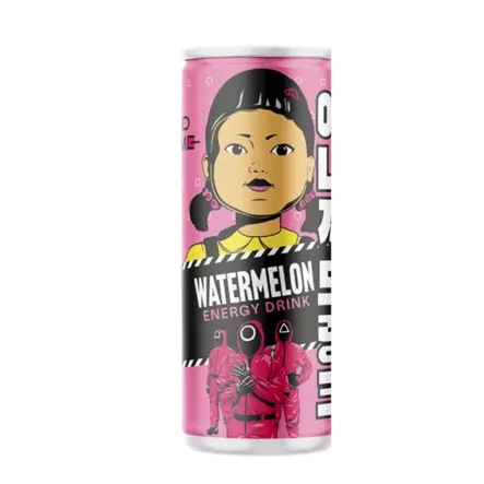 Squid Game Watermelon Energy Drink - Energiajuomat - 100509 - 1