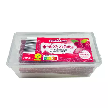 Sweet Land Vadelmatangot 350g - Karkkirasiat - 100459 - 1