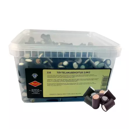 Täytelakritsisekoitus 2kg - Karkkirasiat - 9859 - 1