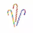 Candy Cane Multi Color 12g (100 kpl) - Karkkilelut - 100239 - 2