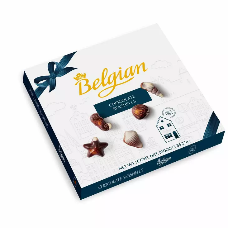 Belgian Seashells 1kg - Karkkirasiat - 100219 - 1