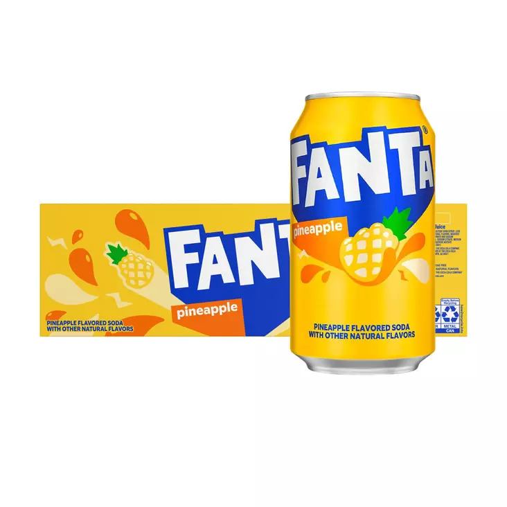 Fanta Pineapple 355 ml x 12 - Limsat ja virvoitusjuomat - 100349 - 1