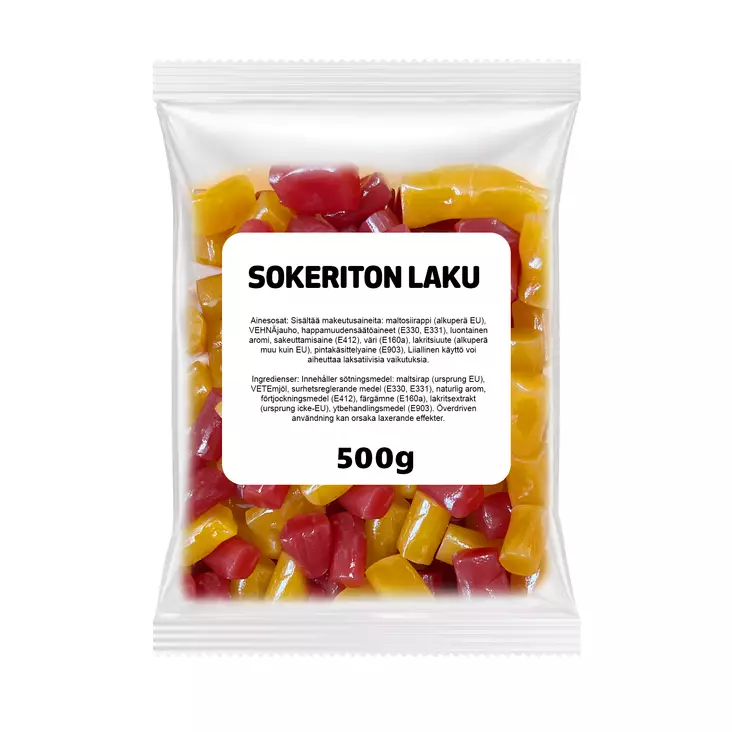 Sokeriton Laku 500g - Karkkipussit - 100419 - 1