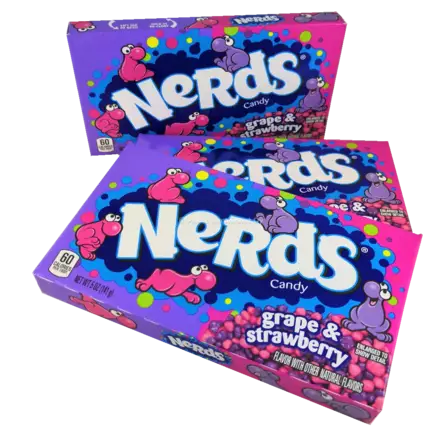 Nerds Grape & Strawberry 141g - Karkkirasiat - 9632R - 1