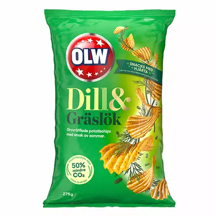 OLW Dill & Gräslök 175g - Sipsit - 7804R - 1