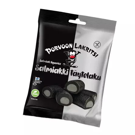 Gluteeniton Salmiakki täytelaku 150g - Karkkipussit - 100586R - 1