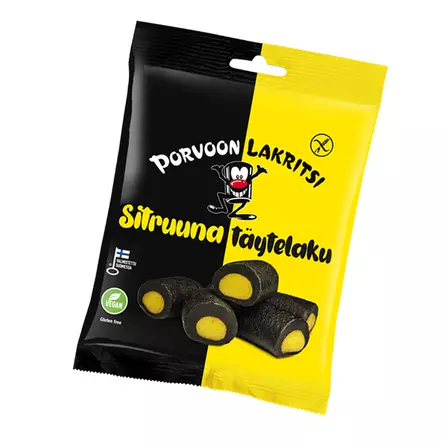 Gluteeniton Sitruuna täytelaku 150g - Karkkipussit - 100587R - 1