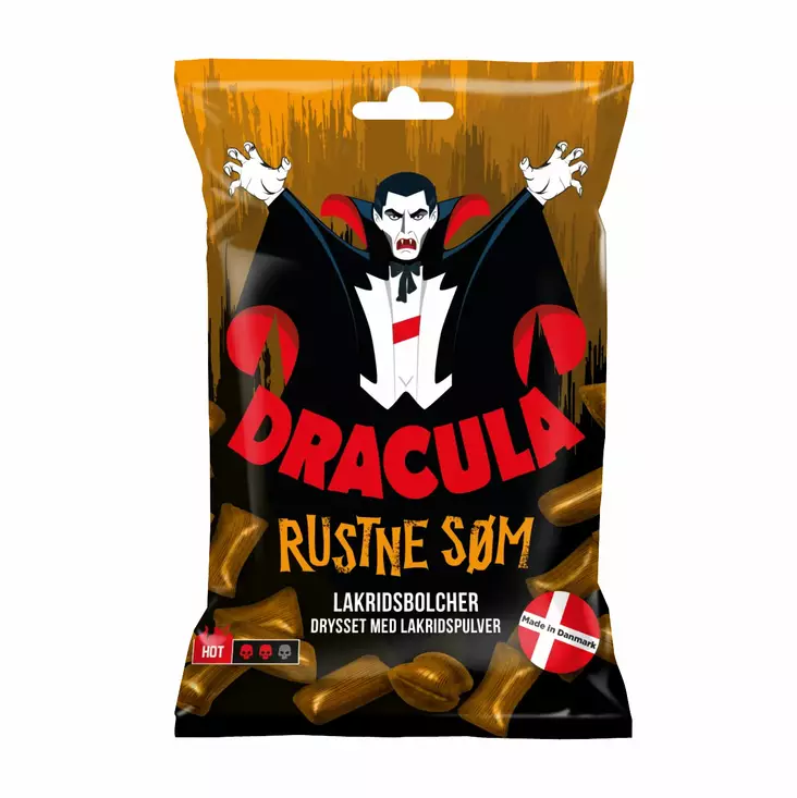 Dracula Ruosteiset Naulat 140g - Karkkipussit - 9964R - 1