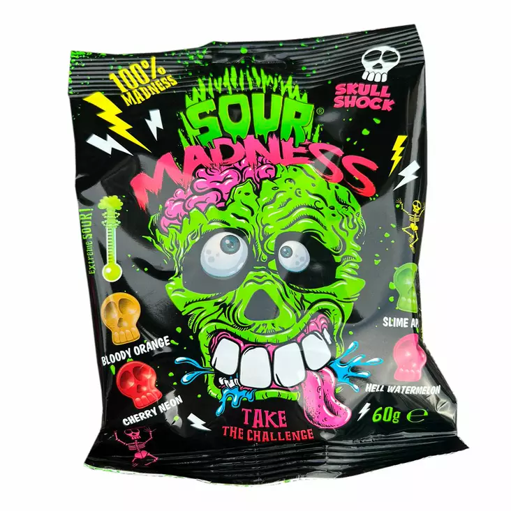 Sour Madness 60g - Karkkipussit - 9876R - 1
