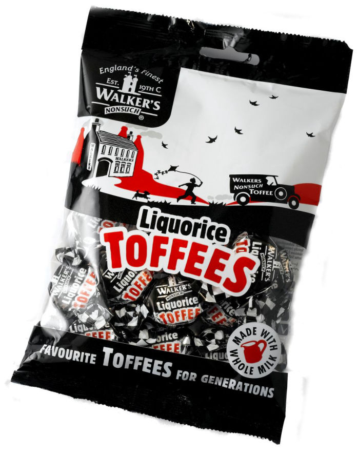 Walker's Liquorice Toffee pussi 150g - Karkkipussit - 9667R - 1