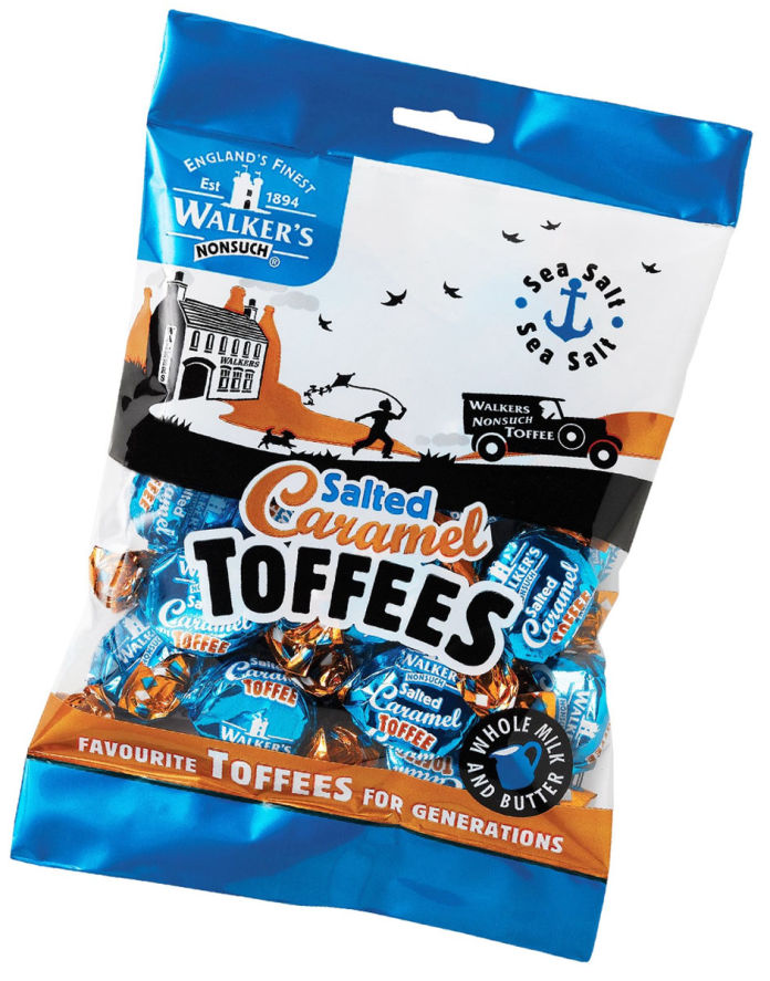 Walker's Salted Caramel Toffee 150g - Karkkipussit - 9666R - 1