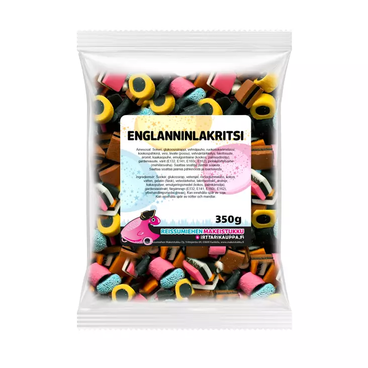 Englanninlakritsi 350g - Reissumiehen Karkkipussit - 5002R - 3