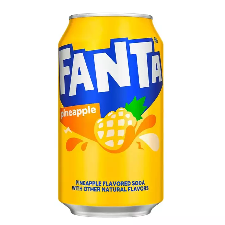 Fanta Pineapple Flavored Soda 355 ml - Limsat ja virvoitusjuomat - 100349R - 1