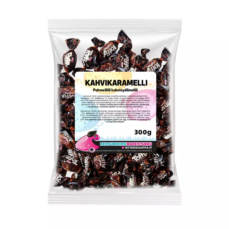 Kahvikaramelli 300g - Reissumiehen Karkkipussit - 4012R - 2