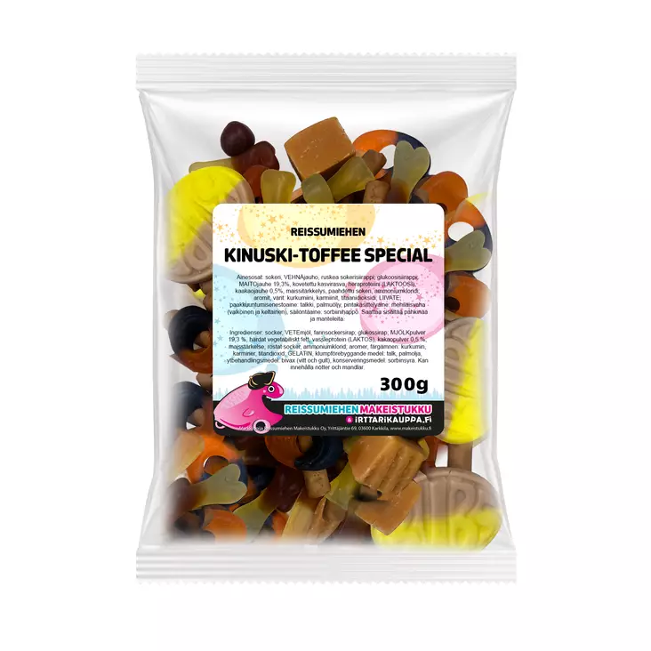 Kinuski-Toffee Special 300g - Reissumiehen Karkkipussit - 7532R - 5