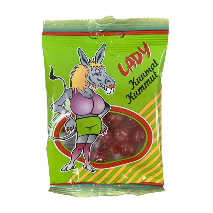 Lady Kuumat Kummut 65 g - Karkkipussit - 100690R - 1