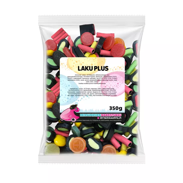 Laku Plus 350g - Reissumiehen Karkkipussit - 5021R - 3