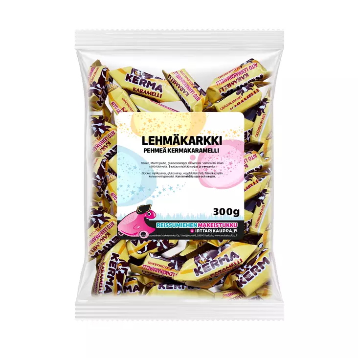 Lehmäkarkki 300g - Reissumiehen Karkkipussit - 2001R - 4