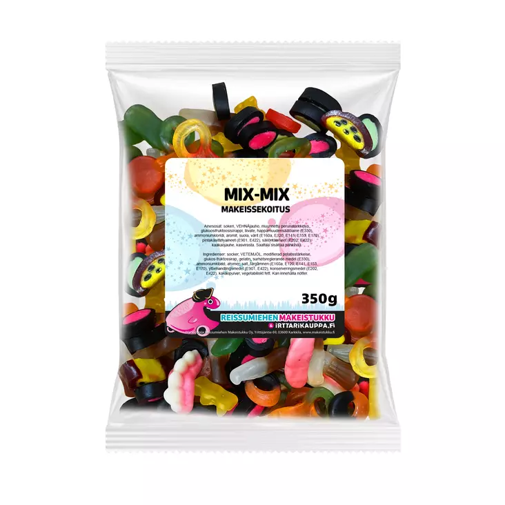 Mix-Mix Makeissekoitus 350g - Reissumiehen Karkkipussit - 7501R - 4