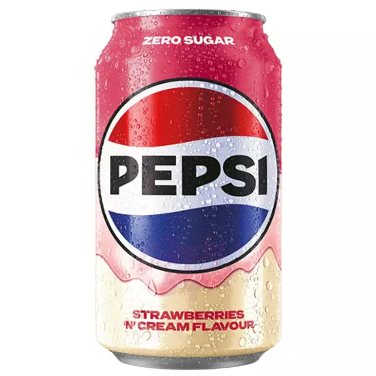 Pepsi Strawberries 'n' Cream 330ml - Limsat ja virvoitusjuomat - 100394R - 1