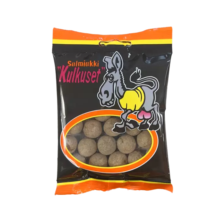 Salmiakki Kulkuset 65 g - Karkkipussit - 100689R - 1