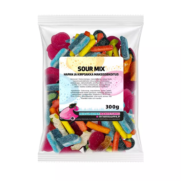 Sour Mix 300g - Reissumiehen Karkkipussit - 7534R - 5