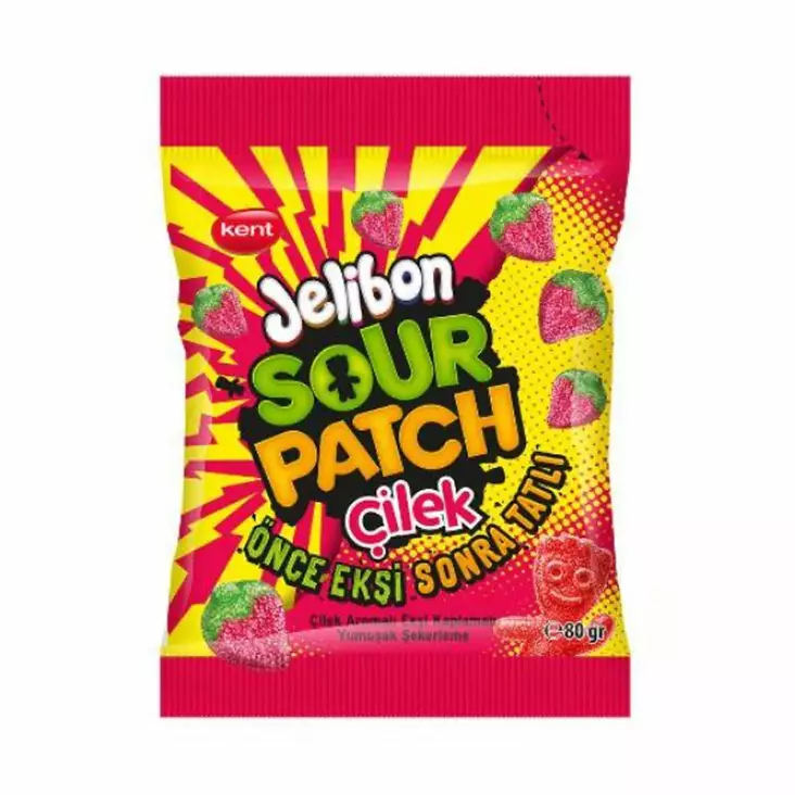 Sour Patch Kids Strawberry 80g - Karkkipussit - 100165R - 1