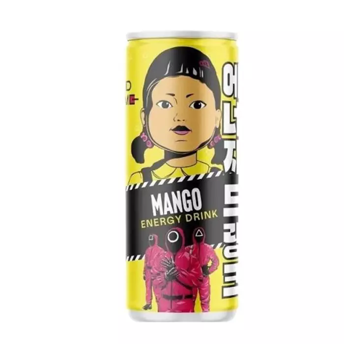 Squid Game Mango Energy Drink 250 ml - Energiajuomat - 100367R - 1