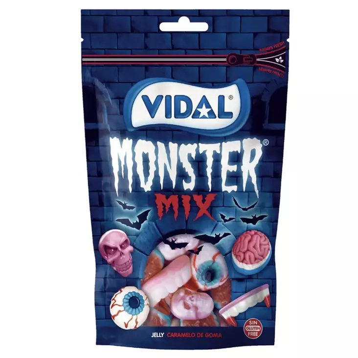 Vidal Monster Mix 180 g - Karkkipussit - 100706R - 2